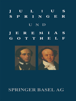 cover image of Julius Springer und Jeremias Gotthelf